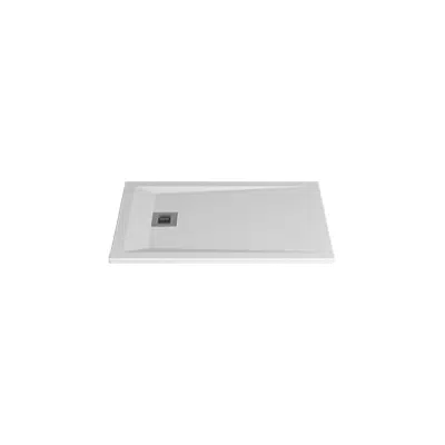 Image for ROCKS 1100x700x30 self-standing rectangular shower tray (w/ anti slip)