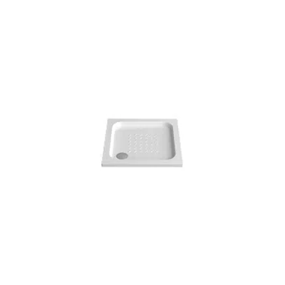 Image for JULIA 700x700x35(50) recessed square shower tray (w/ anti slip)