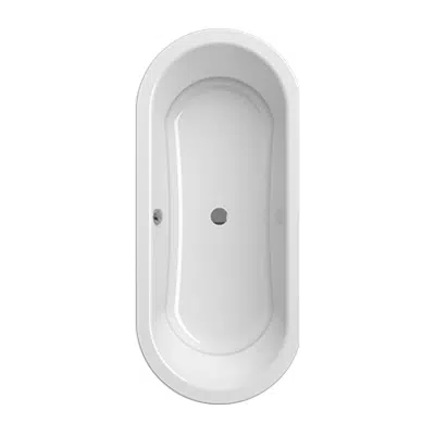 画像 QUEEN 1800X800 oval bathtub (w/ metal apron)