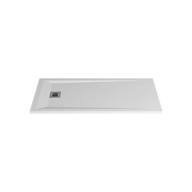 ROCKS 1500x700x30 self-standing rectangular shower tray (w/ anti slip)