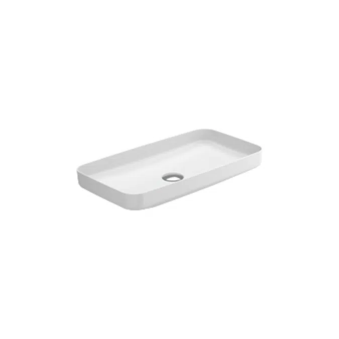 BIM objects - Free download! ARENA 700 countertop washbasin (w/o tap ...
