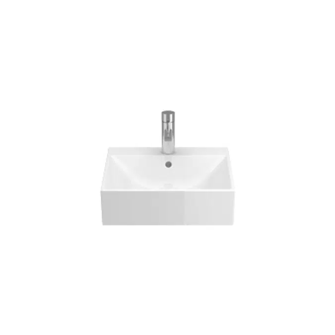 ALBUS 455 countertop washbasin (w/ central tap hole)