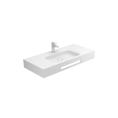 Image for VELVET 1000 surfex® wall-mounted washbasin