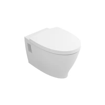 imagem para POP ART toilet w/ horizontal outlet - wall-mounted