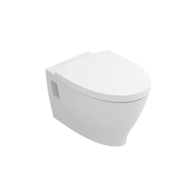 POP ART toilet w/ horizontal outlet - wall-mounted