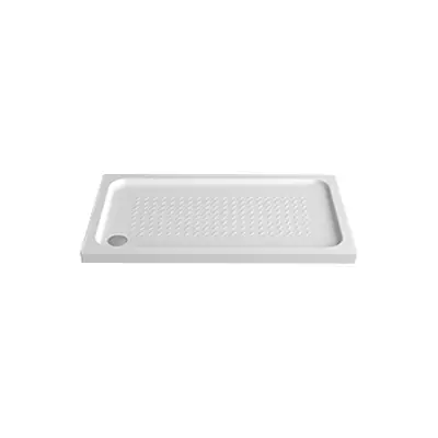 afbeelding voor JULIA 1600x800x50(75) self-standing rectangular shower tray (w/ anti slip)