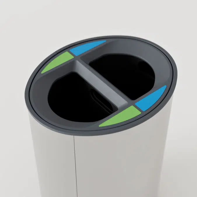 Orbit Litter & Recycling Receptacle