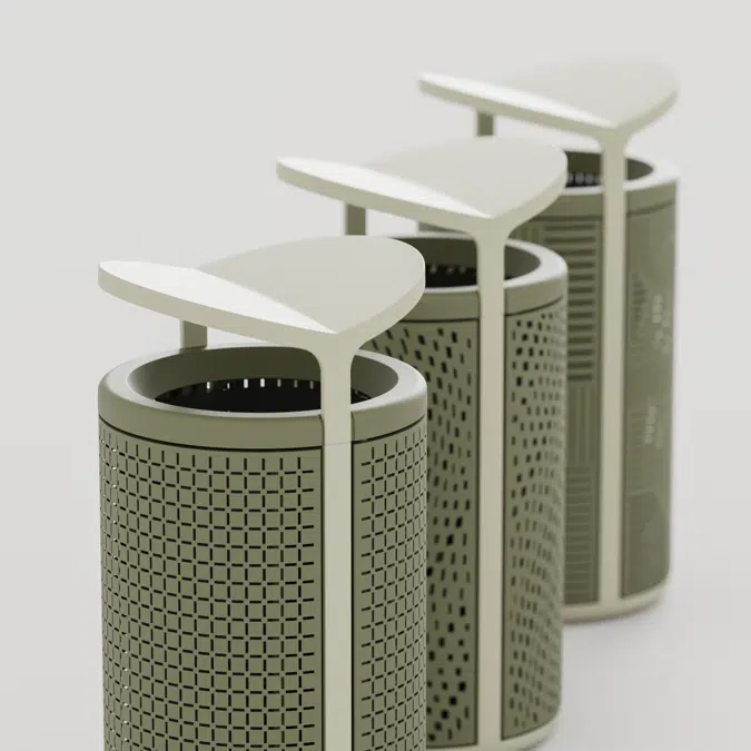 Tonyo Litter & Recycling Receptacle