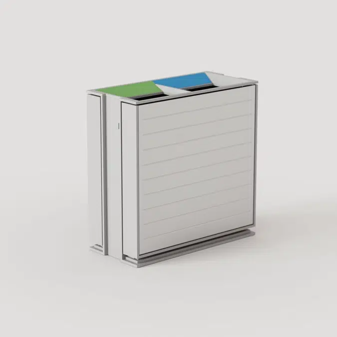 Apex Litter & Recycling Receptacle