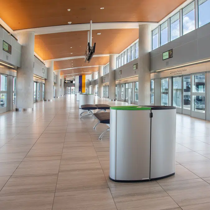 Axis Litter & Recycling Receptacle