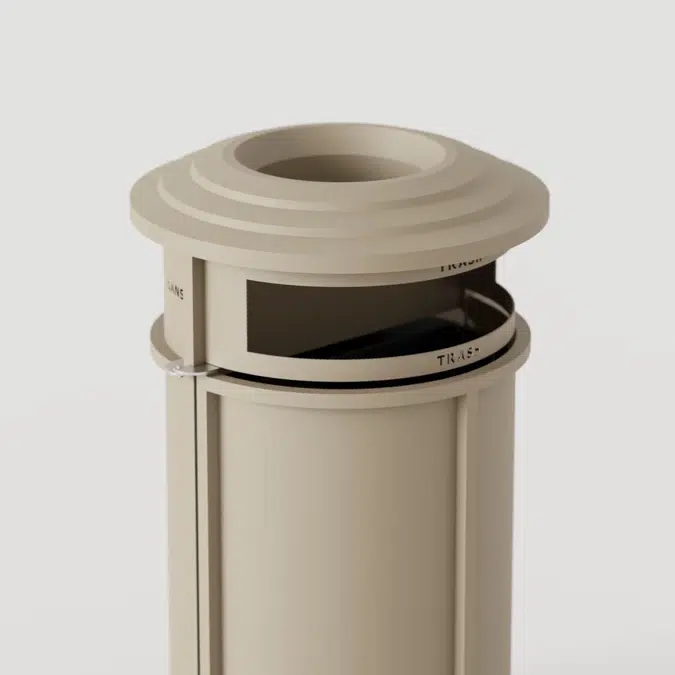 Urban Renaissance Litter & Recycling Receptacle
