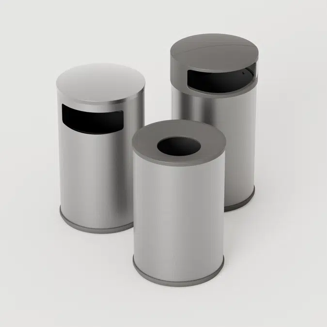 Universal Litter & Recycling Receptacle