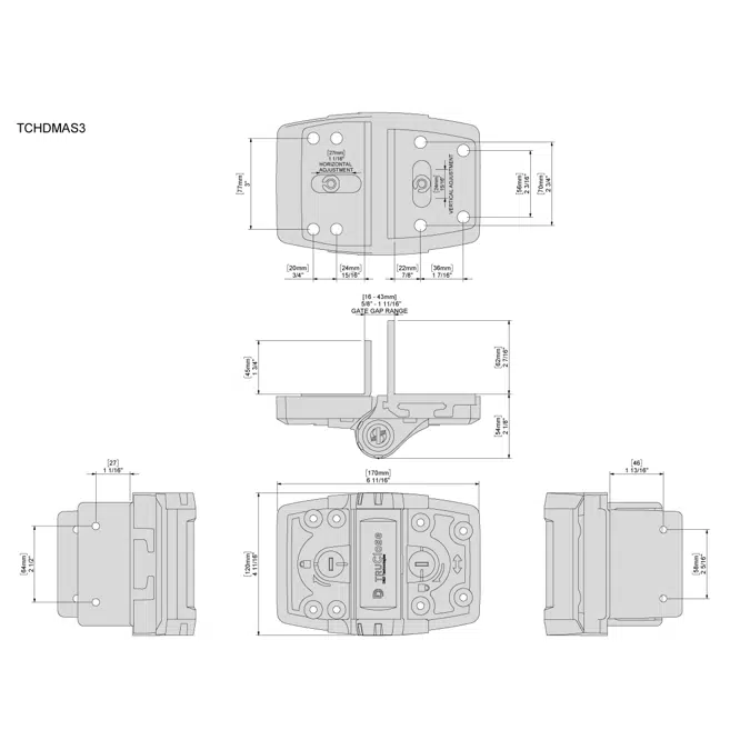 TruClose® Multi-Adjust Heavy Duty Series 3
