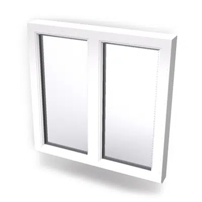 Image for Intakt window 2+1 glass 2-light with mullion Fixed