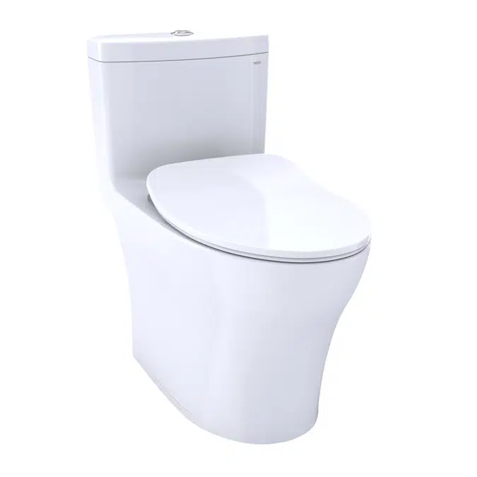 Aquia® IV One-Piece Toilet - 1.28 GPF & 0.9 GPF, Elongated Bowl - WASHLET+ Connection Slim Seat - New