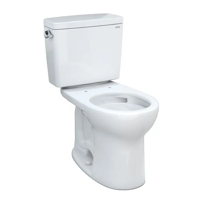 Drake® Two-piece Toilet, 1.28 GPF, Round Bowl - Universal Height