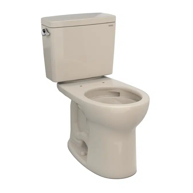 Drake® Two-piece Toilet, 1.28 GPF, Round Bowl - Universal Height