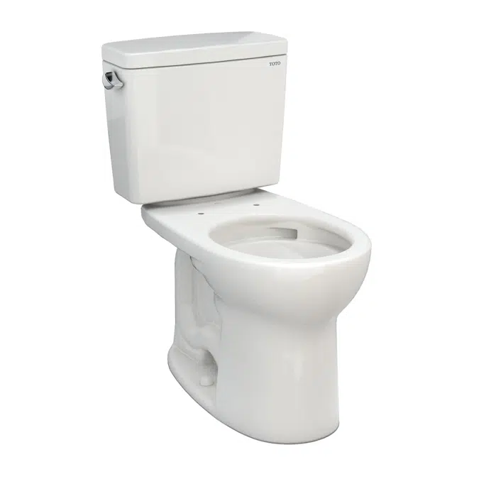 Drake® Two-piece Toilet, 1.28 GPF, Round Bowl - Universal Height