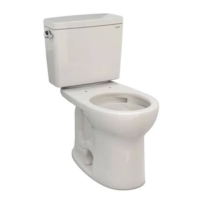 Drake® Two-piece Toilet, 1.28 GPF, Round Bowl - Universal Height