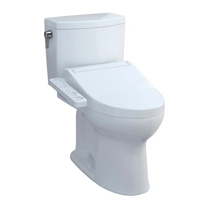Objetos BIM - Descarga gratis! Drake II 1G WASHLET+ C2 Two-Piece ...