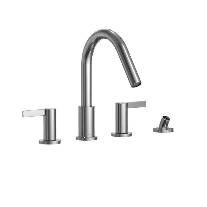 GF Four-hole Roman Tub Filler Trim - Lever Handles