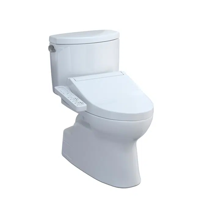 BIM objects - Free download! Vespin II WASHLET+ C2 Two-Piece Toilet ...