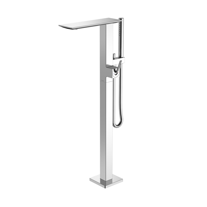 BIM objects Free download! ZL Freestanding Tub Filler BIMobject