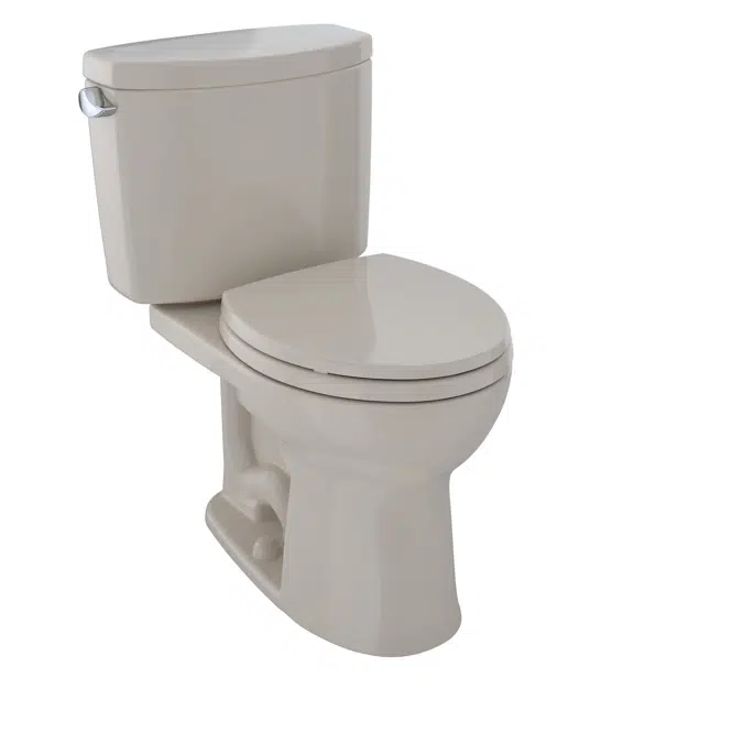 Drake® II Two-Piece Toilet, Round Bowl, 1.28 GPF