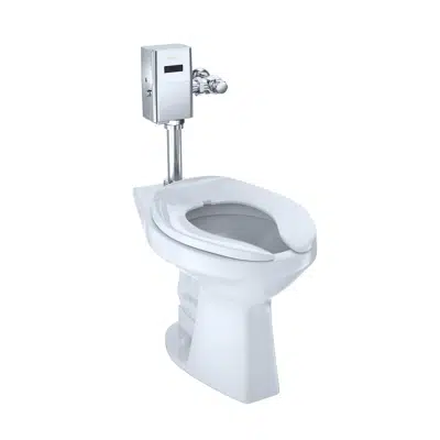 Image pour Commercial Ultra-High Efficiency Toilet, 1.0/1.28/1.6 GPF, ADA, Elongated Bowl - CEFIONTECT (Reclaimed Water Option)