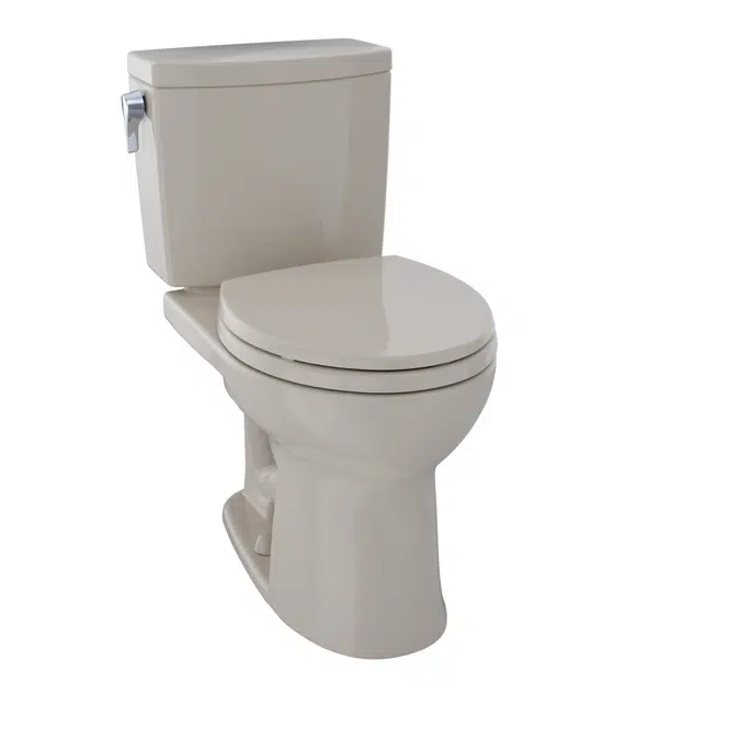Drake® II Two-Piece Toilet, Round Bowl, 1.0 GPF