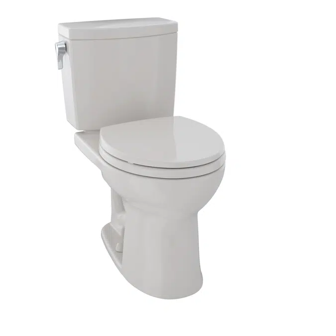 Drake® II Two-Piece Toilet, Round Bowl, 1.0 GPF