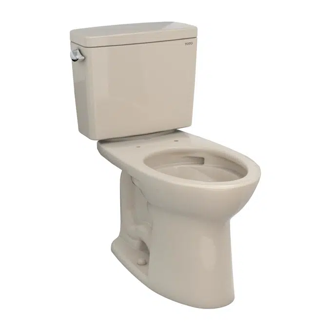 Drake® Two-piece Toilet, 1.28 GPF, Elongated Bowl