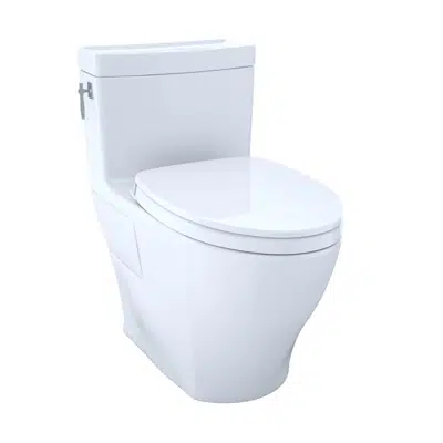画像 Aimes® One-Piece Toilet, 1.28GPF, Elongated Bowl - WASHLET®+ Connection