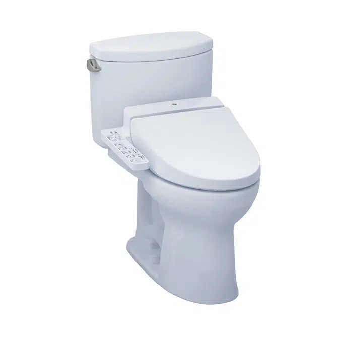 BIM objects - Free download! Drake® II WASHLET®+ C100 Two-Piece Toilet ...