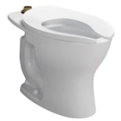 Image for Commercial Flushometer TORNADO FLUSH®, Top Spud Floor Mounted Toilet - 1.0/1.28/1.6 GPF, Universal Height (Reclaimed Water Option)