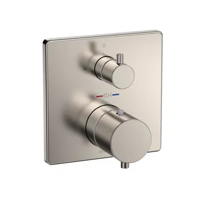 Image for Thermostatic Mixing Valve with Two-way Diverter Trim - Square