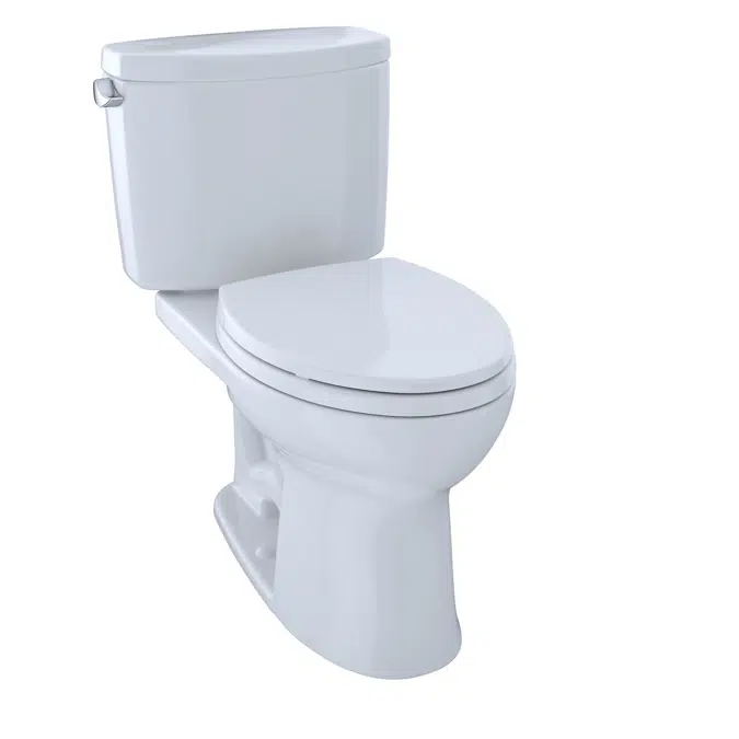 Drake® II Two-Piece Toilet, 1.28 GPF, Elongated Bowl