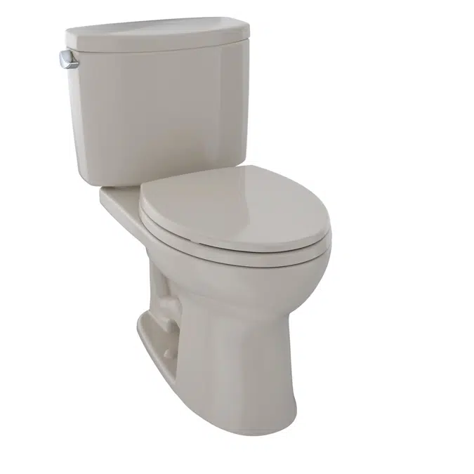 Drake® II Two-Piece Toilet, 1.28 GPF, Elongated Bowl