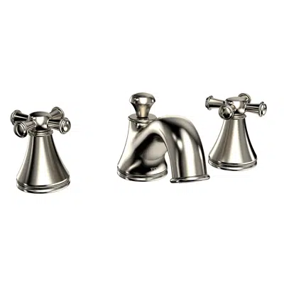 Image for Vivian™ Deck-Mount Tub Filler Trim with Cross Handles