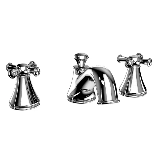 Vivian™ Deck-Mount Tub Filler Trim with Cross Handles