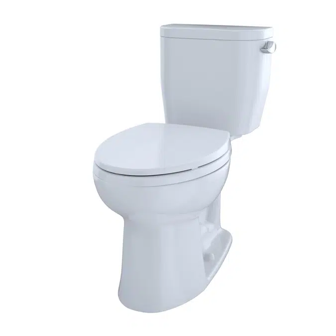 BIM objects - Free download! Entrada™ Close Coupled Elongated Toilet 1 ...