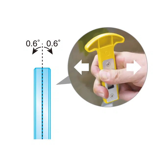 [Floor Mount]  Q-railing Easy Glass Prime