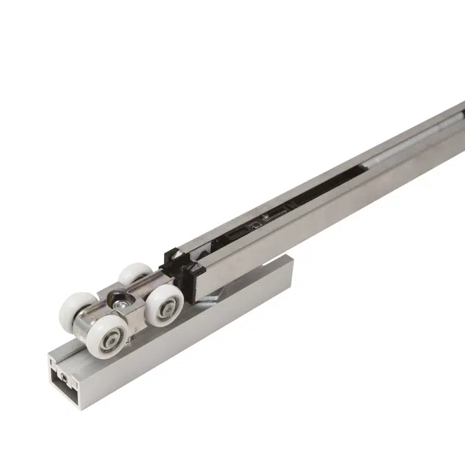 TOP MOUNTED SLIDING DOOR SYSTEM FD120 Pocket Door / Two-Way Damper / Recessed Upper Roller