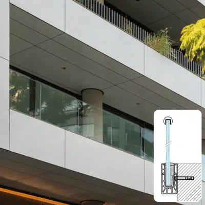 รูปภาพสำหรับ [Wall Mount] Q-railing Easy Glass Smart