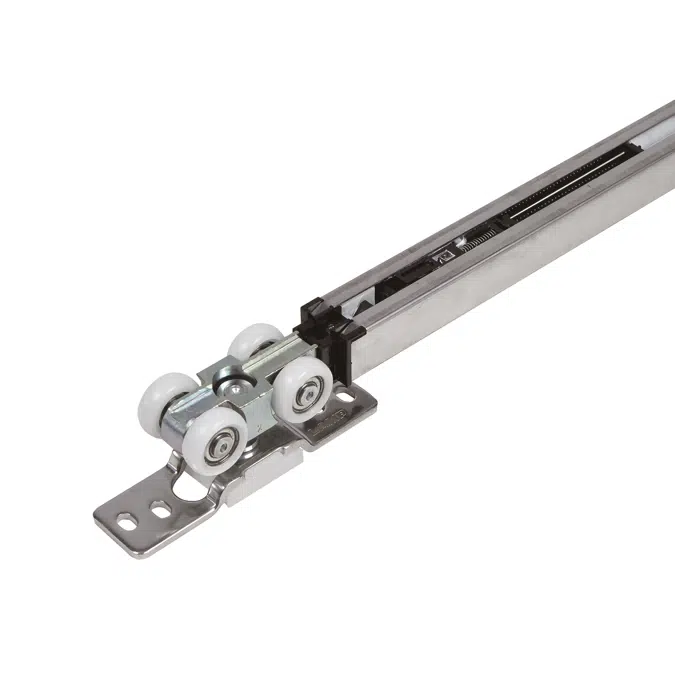 TOP MOUNTED SLIDING DOOR SYSTEM FD120 Pocket Door / Two-Way Damper / Surface-mount Upper Roller