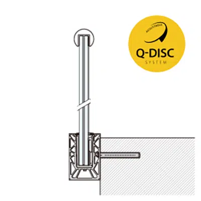 Image for [Wall Mount] Q-railing Easy Glass Strong