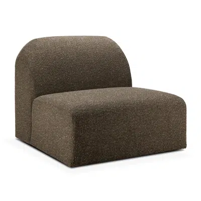Image for Bulky modular sofa - Cedar fabric - 1 seater 80x95x75 cm