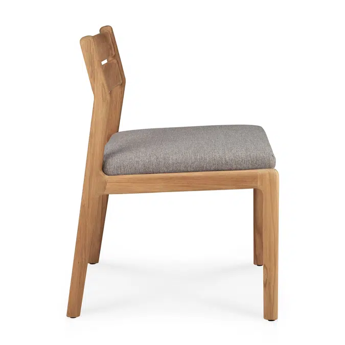 Jack outdoor chair - teak - Mocha fabric - 53x60x81 cm