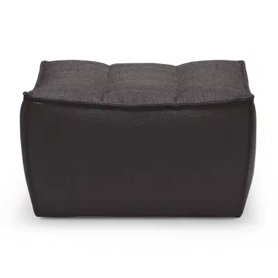 Image for N701 footstool - Dark Grey fabric - 70x70x43 cm