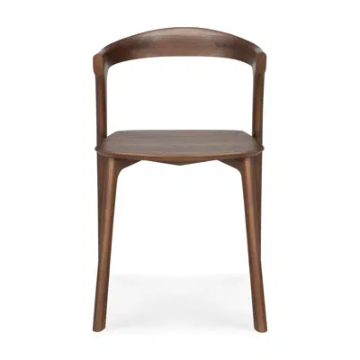 Image for Bok chair - varnished teak - brown - 50x54x76 cm